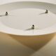 Danish table lamp with three shades