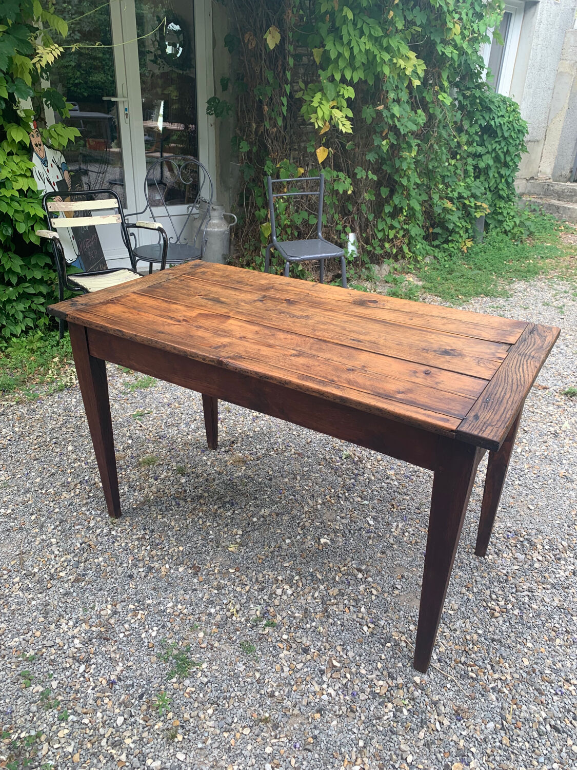 Old farmhouse table