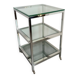 Side Table by Belgo Chrom Belgium, 1980s