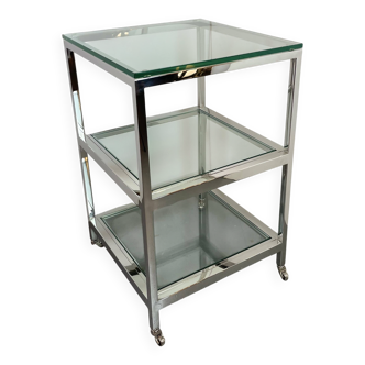 Side Table by Belgo Chrom Belgium, 1980s