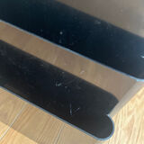 Black magazine rack Kartell 4676 / 4675 (Giotto Stoppino)