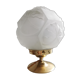 Lampe à poser globe art déco en verre dépoli