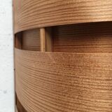 Edda V155 wall lamp in teak from the mid-century by Hans-Agne Jakobsson for Ellysett AB, 1950s.