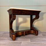 Mahogany console from the restoration period circa 1830