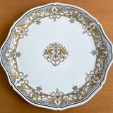 Plat à tarte ancien en faïence de gien