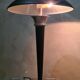 Mushroom lamp (also known as ocean liner) 1975 to 1985, h41 x w31 black matte.
