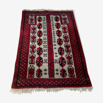 Ancien tapis oriental - 132 x 88 cm