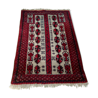 Ancien tapis oriental - 132 x 88 cm