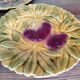 6 dessert plates in barbotine
