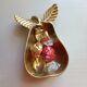 Vide-poche en laiton forme poire