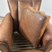 Vintage Leather Club Armchair from the 1950s