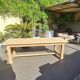Table de ferme rénovée
