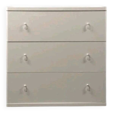 Commode blanche Magnus Eleäck pour Ikea, années 2000