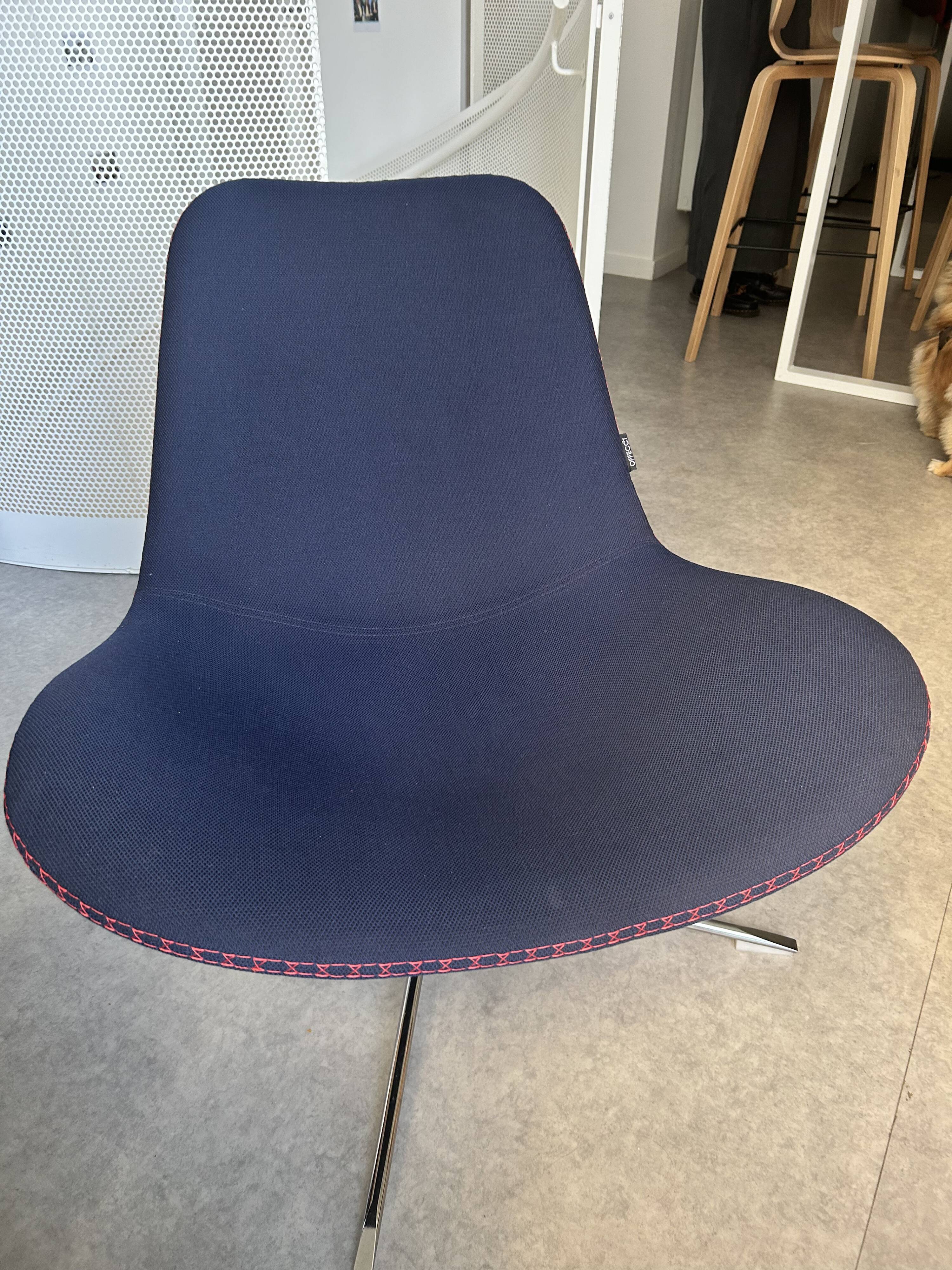 Offecct blue armchair
