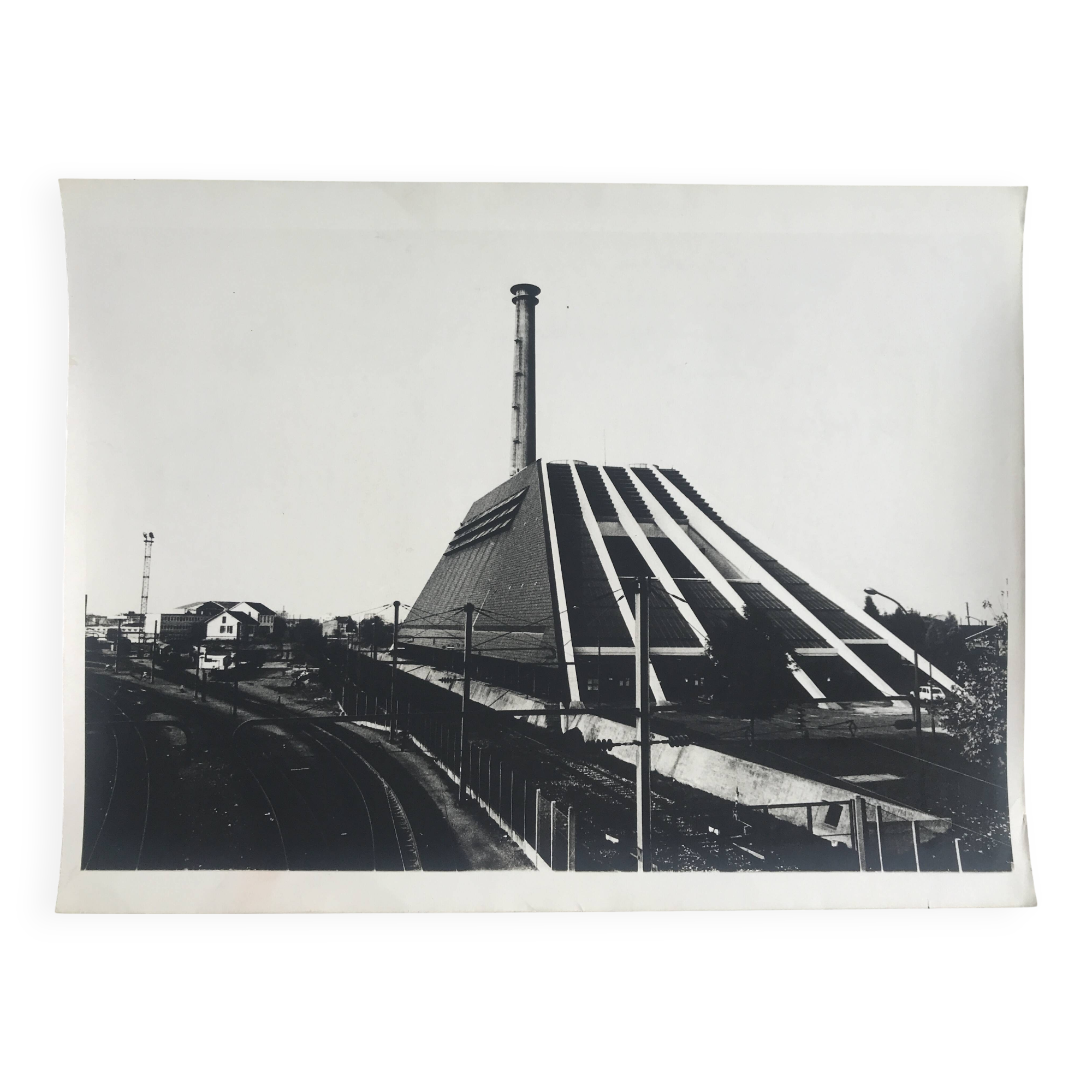Rosine nusimovici, puteaux incineration plant, 1978. black and white silver print