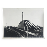 Rosine nusimovici, usine d'incinération puteaux, 1978. tirage argentique nb