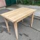 19th-century solid wood farmhouse table.