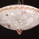 Charming Italian Multicolor and Pink Murano Glass Ceiling Fixture, Murano,