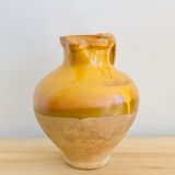 Vintage jug in glazed earth