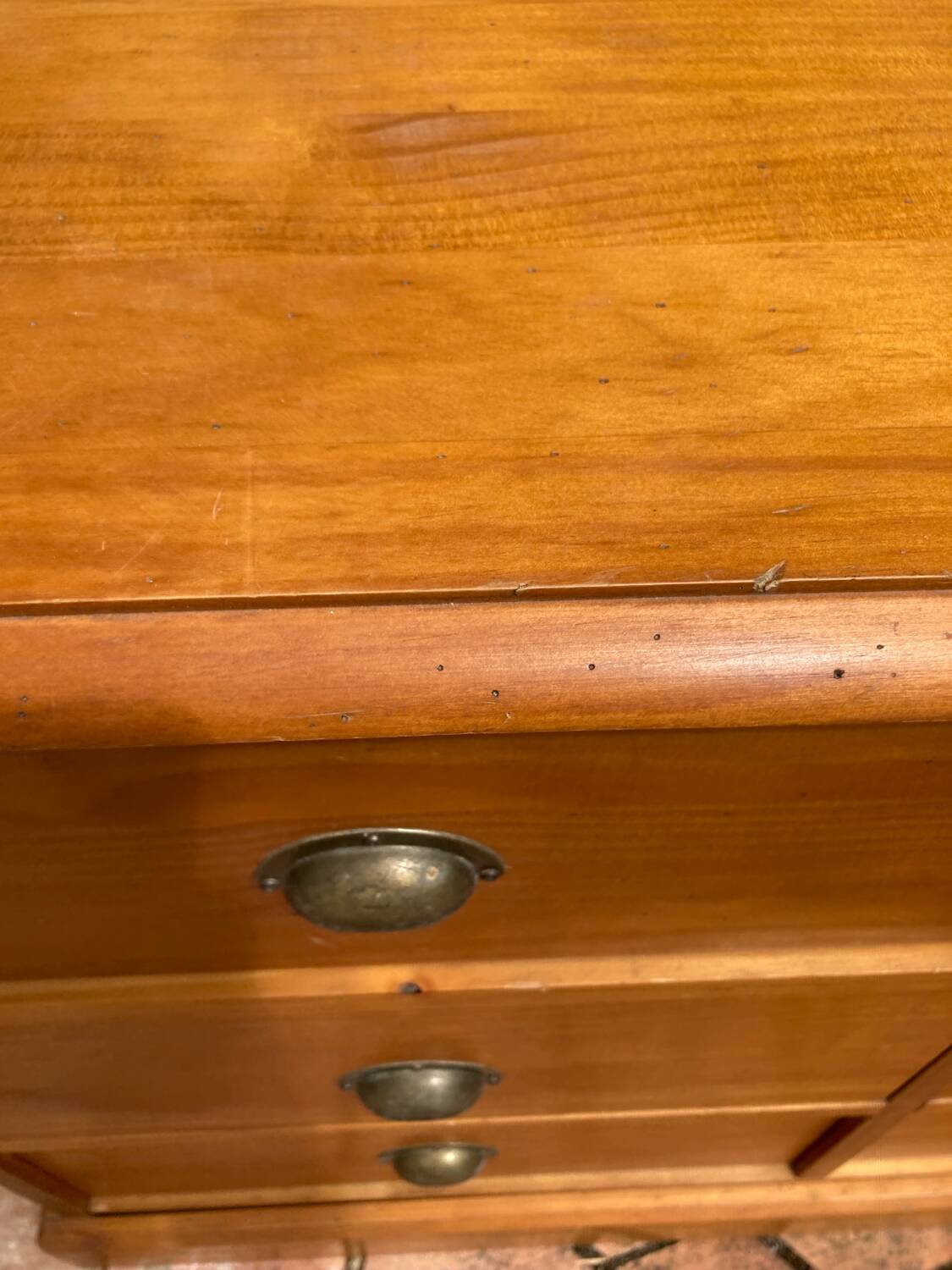 Old trade cabinet with drawers