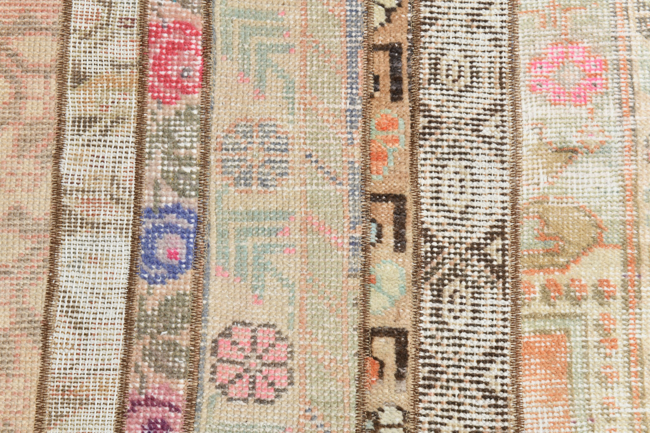 2x6 short vintage runner rug, 71x195cm