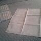 12 towels damask fabric Lin /Soie .decors foliage and coat of arms