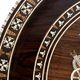 Vintage oriental coffee table in marquetry and mother-of-pearl – Unique piece