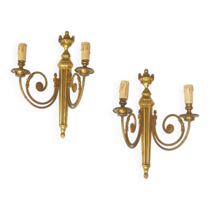 paire d'appliques en - louis xvi