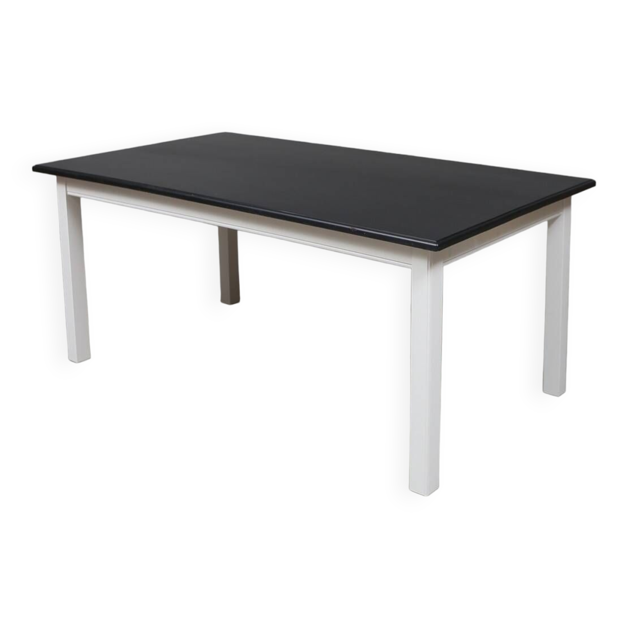 Vintage 180 cm suede dining table