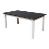 Vintage 180 cm suede dining table
