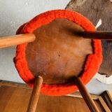 Set of 2 orange moumoute chairs