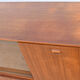 Scandinavian teak living buffet forming a showcase