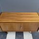 2-door wood sideboard or Record cabinet 1970s