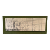 1960 modernist photo mounted on a wooden panel