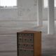 Vintage military-style trunk in leather and wood, late 20th century.