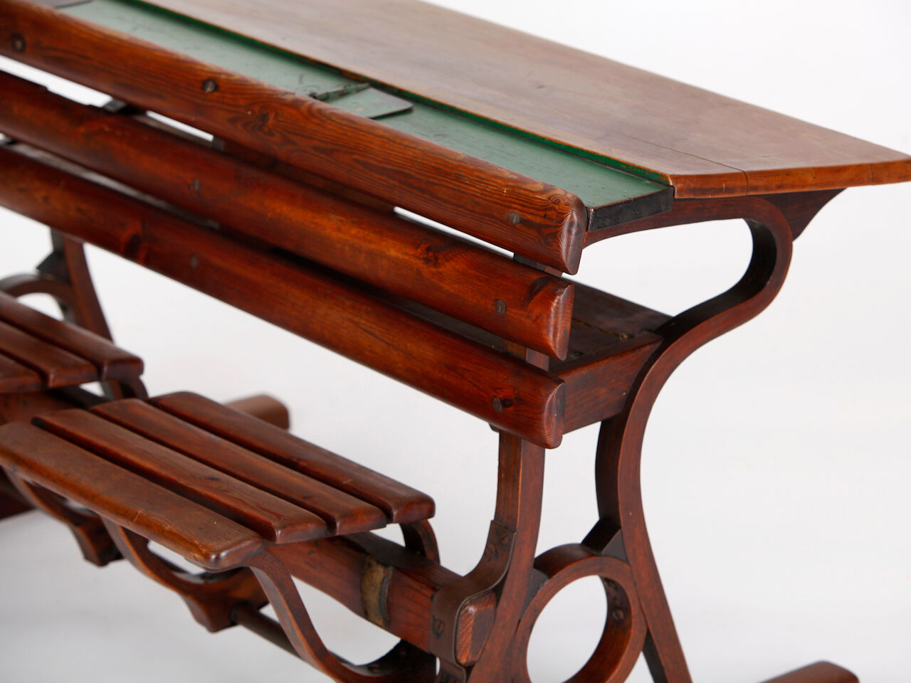 Set of Two Czech school desks from D. G. Fischel & Söhne