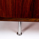 Mid century rosewood sideboard on aluminium legs, danish 1960’s