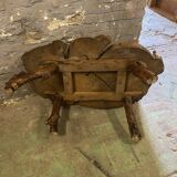 Vintage solid elm coffee table