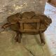 Table basse vintage orme massif