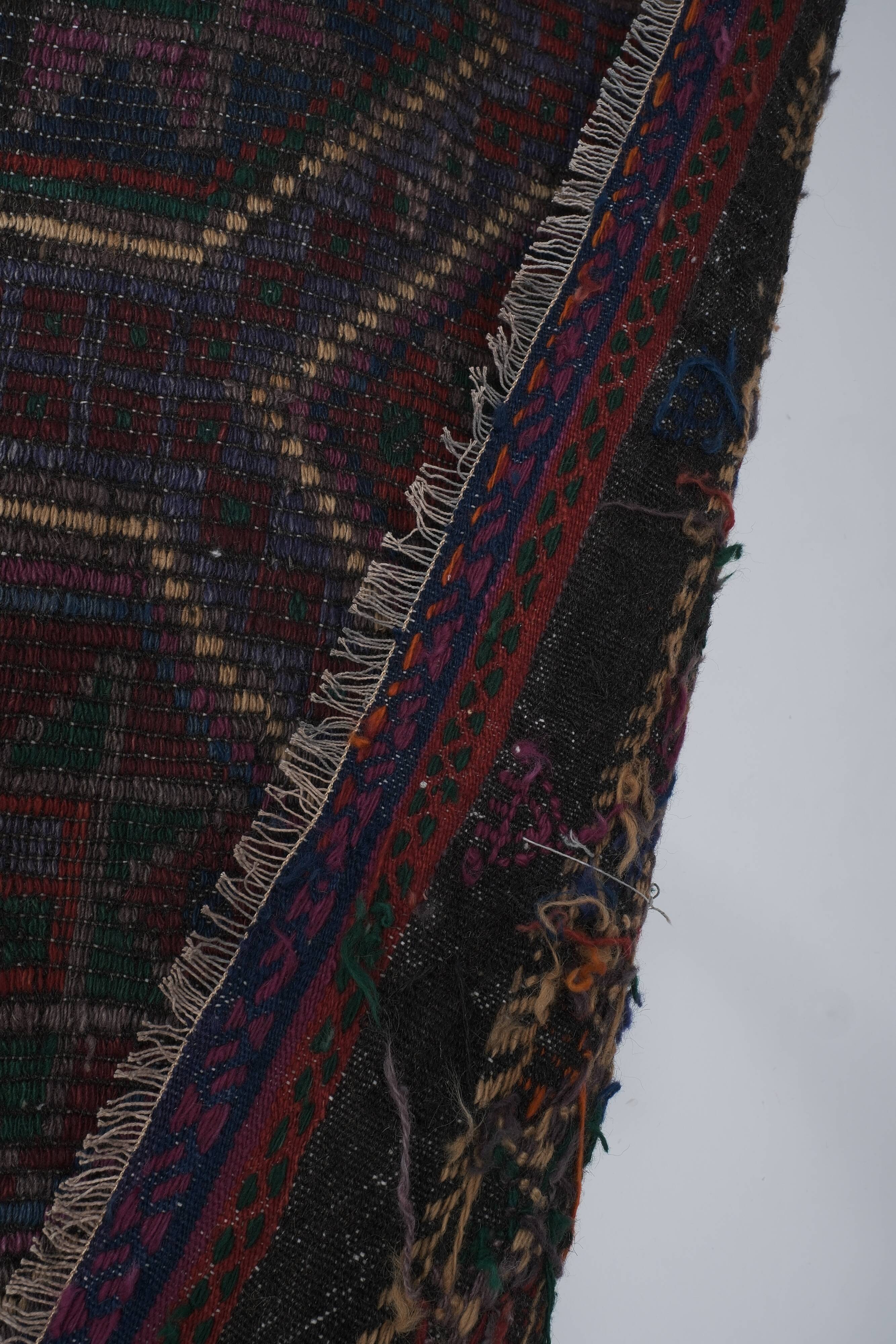 Vintage Turkish Oushak Rug Handwoven 228x292 cm