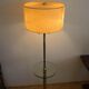 1930s Floor Nickel Lamp with Side Table – Functionalism, Bauhaus