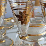 Service à liqueur  doré