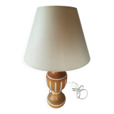 Wooden table lamp