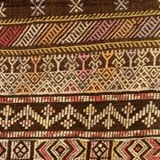 Large Vintage Turkish Kilim Rug 331x165 cm Wool Jajim Kelim