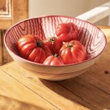 Large pink serving bowl