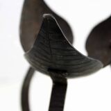 Bougeoir en fer design naturel
