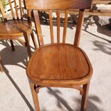 5 vintage Baumann bistro chairs