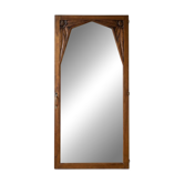 Antique Art Nouveau mirror in carved solid wood