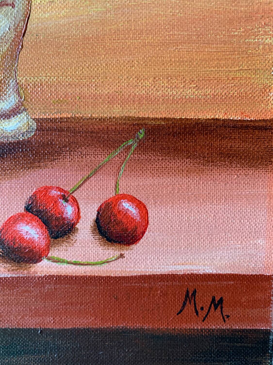 Oil painting on canvas still life