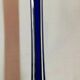 Old vintage blue glass vase